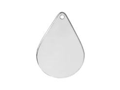 Sterling Silver Teardrop 15x21mm Stamping Blank Pack of 3