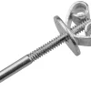 Sterling Silver Threaded French Wire And Scroll Medium-weight, Pack of 6