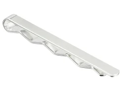 Sterling Silver Tie Slide 55x5mm Wide Unhallmarked 100% Recycled Silver