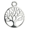 Sterling Silver Tree Of Life Classic Filigree Drop 18mm Pack of 5