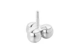 Sterling Silver Trinity Ball Labret Post 3mm