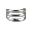 Sterling Silver Triple Row Cuff Earring Sold Individually