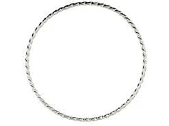 Sterling Silver Twisted Bangle