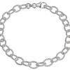 Sterling Silver Twisted Link Bracelet 7.5"/19cm