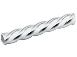 Sterling Silver Twist Round 10x1.5mm Tube Beads Pack of 25 0.8mm Hole Diameter
