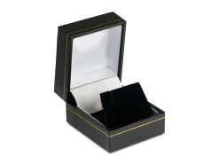 Sterling Silver Valentine's Day Jewellery Heart Outline Stud Earrings, With Display Box