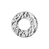 Sterling Silver Washer Hammered Blank 15mm