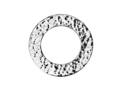 Sterling Silver Washer Hammered Blank 20mm
