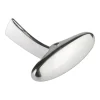 Sterling Silver Whale Tail Cufflink Oval