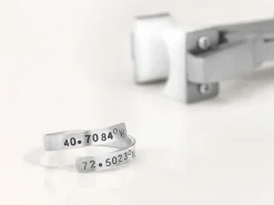 Sterling Silver Wrap Ring 4mm X 68mm Stamping Blank