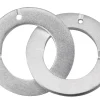 Sterling Silver 2x18mm Rings Plain Clasp