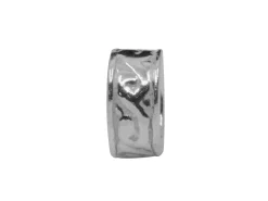 Sterling Silver 3.5x7mm Tube Spacers Pack of 6, Scroll Design, Hole Diameter 5mm