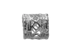 Sterling Silver 6.5x5mm Tube Spacers Pack of 6, 4mm Hole Diameter