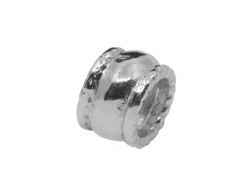 Sterling Silver 5.5x8mm Tube Spacers Pack of 6, 5mm Hole Diameter