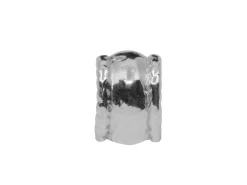 Sterling Silver 5.5x8mm Tube Spacers Pack of 6, 5mm Hole Diameter