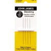 Straight Beading Needles Set Of 4 2 X Size 10, 1 Ea Size 12&13