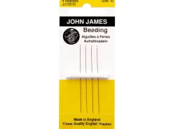 Straight Beading Needles Set Of 4 2 X Size 10, 1 Ea Size 12&13