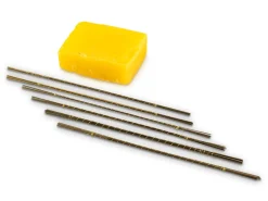 Super Pike Swiss Saw Blades Set Of 72, Grades 3, 1, 2/0, 3/0, 4/0 And 6/0 With 1oz Beeswax Block