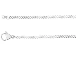 Surgical Steel 3.0mm Filed Curb Chain 24"/60cm Unhallmarked