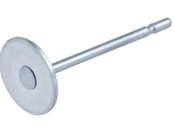 Surgical Steel 5mm Flat Disc And Post, Pack of 10