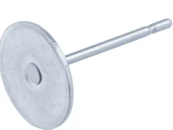 Surgical Steel 7mm Flat Disc And Post, Pack of 10