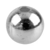Surgical Steel Plain Round 4mm Fully Drilled Beads Pack of 50