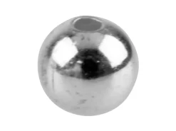 Surgical Steel Plain Round 4mm Fully Drilled Beads Pack of 50
