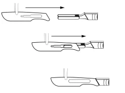 Swann Morton Scalpel Cutter No.12 Curved, Pack Of 5
