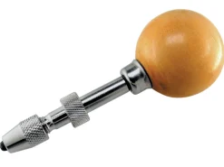Swivel Pin Vice With Wooden Handle