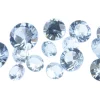 Synthetic Spinel, Round, 3,4,5mm, Aqua Blue Coloured, Pack of 14