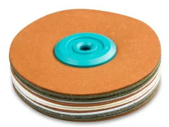 Synthetic Suede Polishing Mop, Hard, Medium 100mm X 18mm