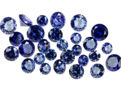 Tanzanite Coloured Cubic Zirconia, Round, 4,5,6mm, Pack of 28