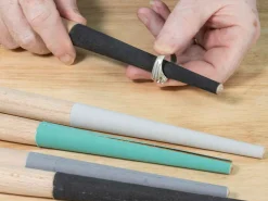 Tapered Round Emery Stick Set, No. 2, 1, 2/0, 3/0, 4/0, 6/0