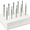 Technique™ Cylinder Cross Burr Set Of 10, 0.9mm - 2.7mm