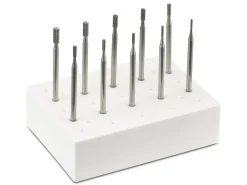 Techniqueâ„¢ Cylinder Cross Burr Set Of 10, 0.9mm - 2.7mm