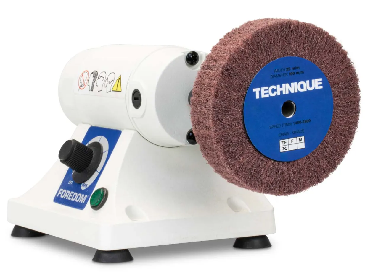 Technique™ Satin Finish Wheel, Aluminium Oxide, Extra Fine,100mm X 25mm
