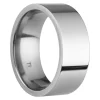 Titanium Flat Court Easy Fit Polished Wedding Ring 8.0mm, Size T, 2.0mm Wall
