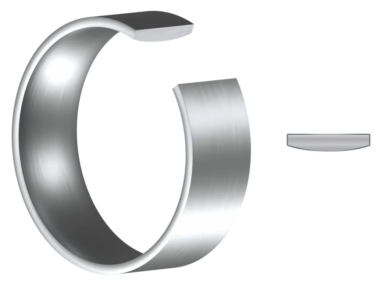 Titanium Flat Court Easy Fit Polished Wedding Ring 8.0mm, Size Z, 2.0mm Wall