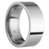Titanium Flat Court Easy Fit Polished Wedding Ring 8.0mm, Size X, 2.0mm Wall