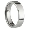 Titanium Flat Court Easy Fit Polished Wedding Ring 5.0mm, Size Z, 1.8mm Wall
