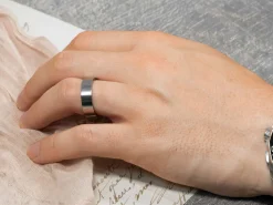 Titanium Flat Court Easy Fit Polished Wedding Ring 5.0mm, Size Z, 1.8mm Wall