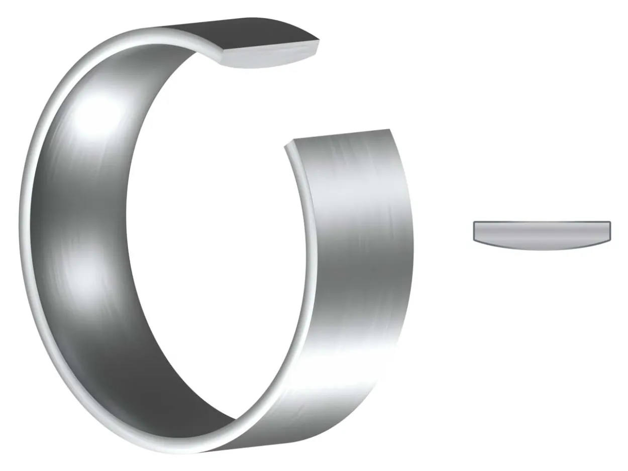 Titanium Flat Court Easy Fit Polished Wedding Ring 4.0mm, Size W, 1.6mm Wall