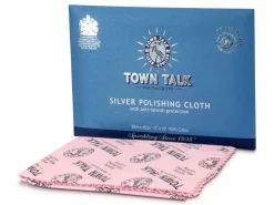 Town Talk Silver Cloth Large, 30cm X 45cm, Anti-tarnish