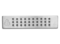 Tungsten Carbide Rectangular Drawplate, 0.55mm - 3.00mm