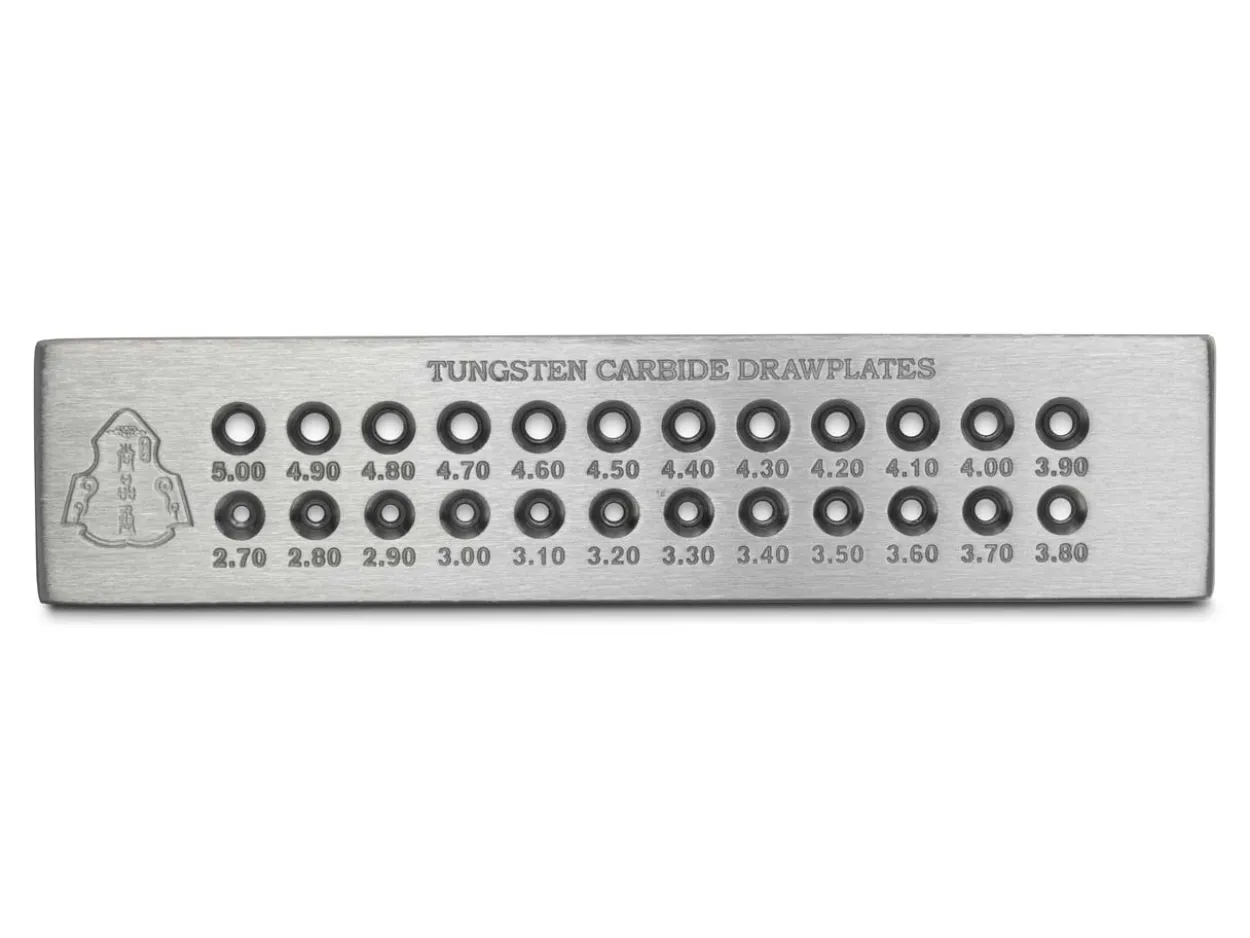 Tungsten Carbide Round Circle Drawplate, 2.70mm - 5.00mm