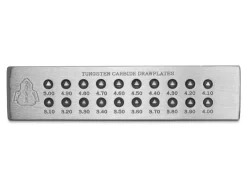 Tungsten Carbide Triangle Drawplate, 3.10mm - 5.00mm