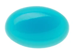 Turquoise, Oval Cabochon 6x4mm, Stabilised