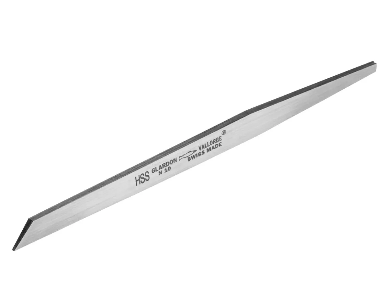 Vallorbe Glardon HSS Flat Scorper No.10, Swiss Made