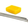 Vallorbe Glardon Saw Blades Set Of 36, Grades 2/0, 3/0 And 4/0 With 1oz Beeswax Block
