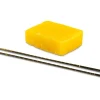 Vallorbe Glardon Saw Blades Set Of 24, Grades 3/0 And 4/0 With 1oz Beeswax Block